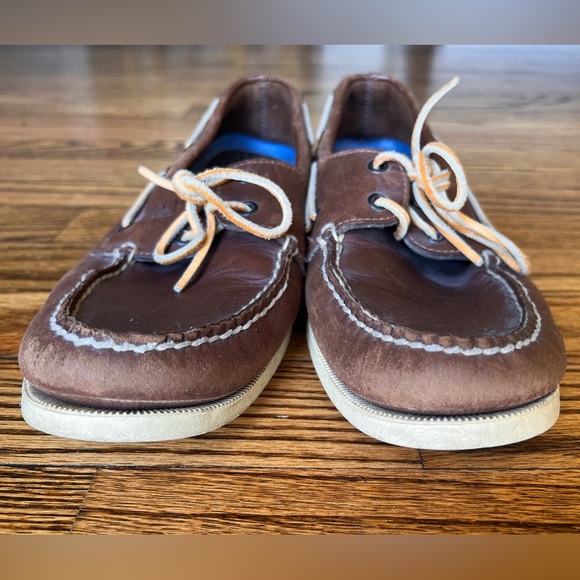 Leather Sperry Topsider Boat Shoes - Picture 3 of 4